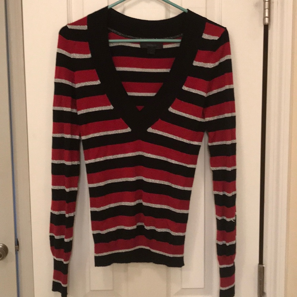 Red Striped Sweater from Express